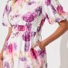 Midi Dress in Lilac Floral