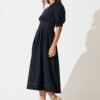 Midi Dress In Navy