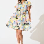 241114_StFrock_Milly_AM_C24130666-MUL_1138.jpg Dress in Multi Summer Print Cotton