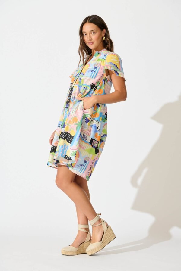 241114_StFrock_Milly_AM_C24130666-MUL_1146.jpg Dress in Multi Summer Print Cotton