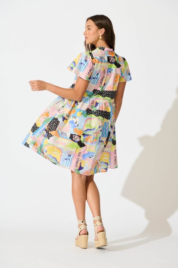 241114_StFrock_Milly_AM_C24130666-MUL_1153.jpg Dress in Multi Summer Print Cotton