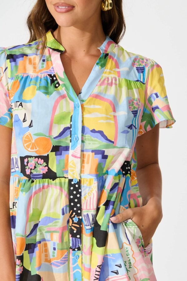 241114_StFrock_Milly_AM_C24130666-MUL_1161.jpg Dress in Multi Summer Print Cotton