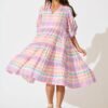 241114_StFrock_Milly_AM_TFE7311-50-STF-PNK-CHE_1015.jpg Dress In Pink Check