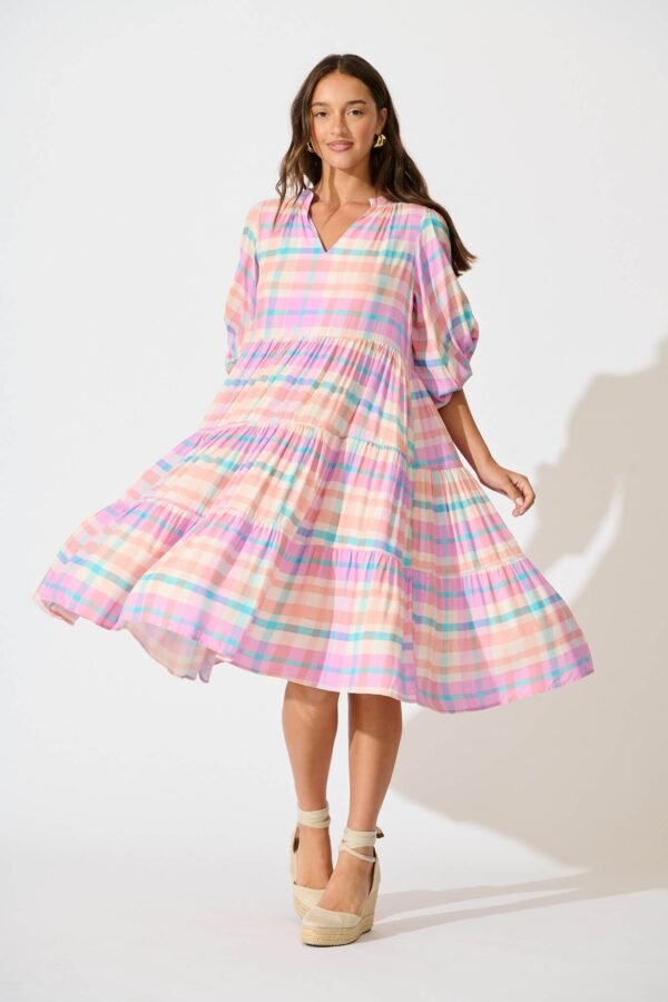 241114_StFrock_Milly_AM_TFE7311-50-STF-PNK-CHE_1015.jpg Dress In Pink Check