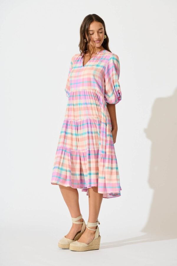 241114_StFrock_Milly_AM_TFE7311-50-STF-PNK-CHE_1021.jpg Dress In Pink Check