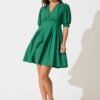 241114_StFrock_Milly_PM_36472-GRN_5901.jpg Dress in Emerald Green Cotton