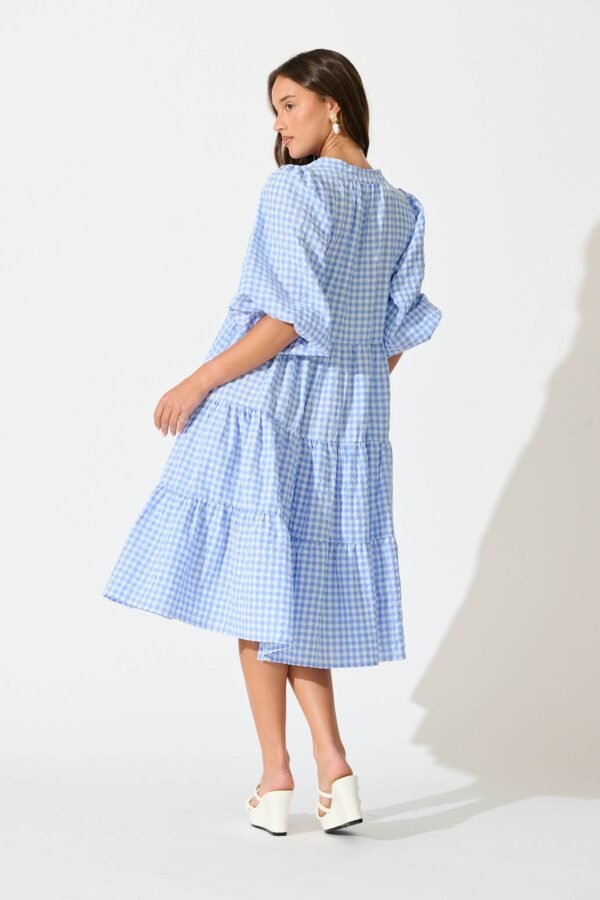 241114_StFrock_Milly_PM_TF7311-51-STF-BLU-CHE_0056.jpg Dress In Cornflower Blue Gingham Cotton