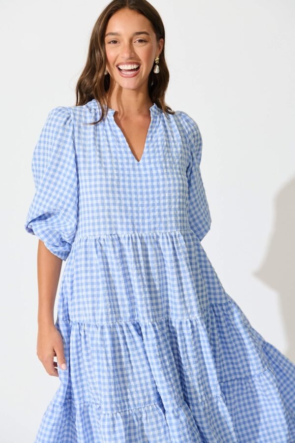 241114_StFrock_Milly_PM_TF7311-51-STF-BLU-CHE_0066.jpg Dress In Cornflower Blue Gingham Cotton