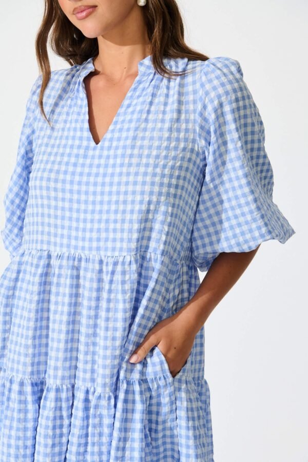241114_StFrock_Milly_PM_TF7311-51-STF-BLU-CHE_0069.jpg Dress In Cornflower Blue Gingham Cotton