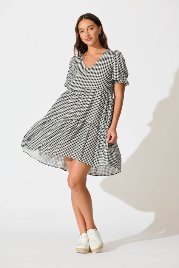 Dress in Black Gingham