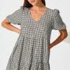 Dress in Black Gingham