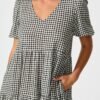 Dress in Black Gingham