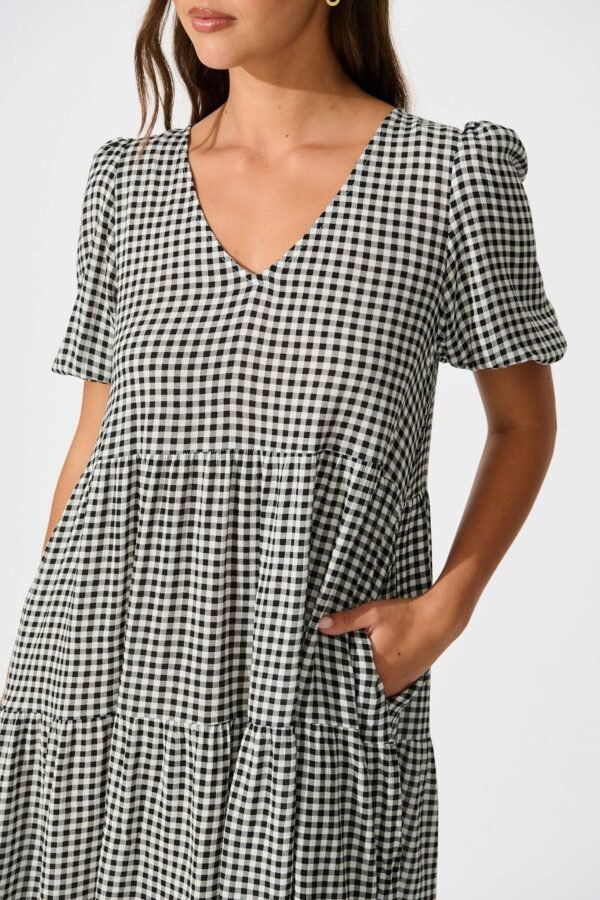 Dress in Black Gingham