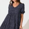 241114_StFrock_Milly_PM_VV10710-STF-NVY-DOT_0096.jpg Dress in Navy with White Spots