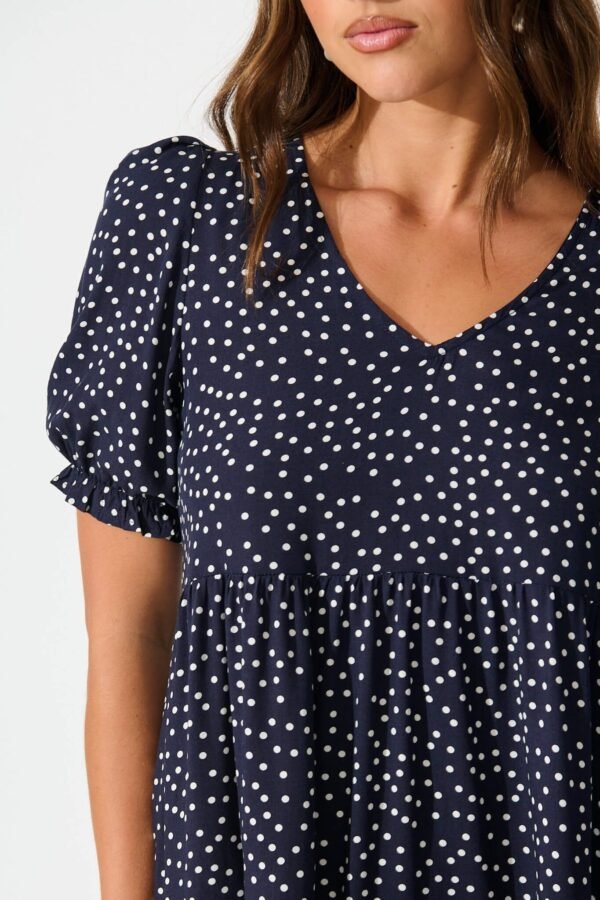 241114_StFrock_Milly_PM_VV10710-STF-NVY-DOT_0098.jpg Dress in Navy with White Spots