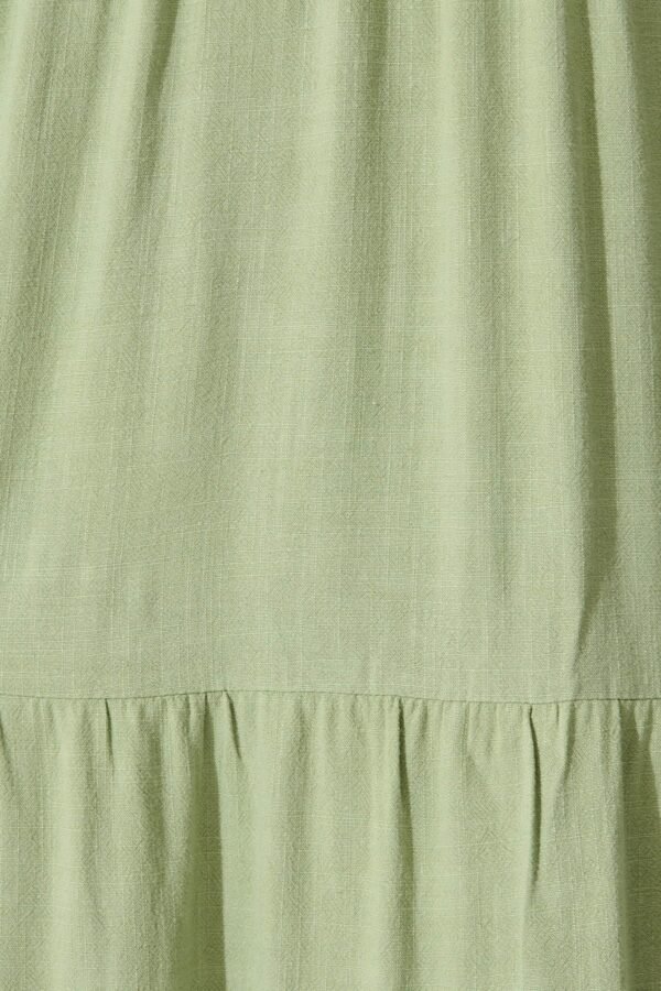 Maxi Sundress in Khaki Linen Blend
