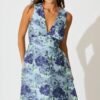 241121_StFrock_Milly_PM_80513-BLU-FLO_0663.jpg Maxi Dress in Blue Floral Organza Jaquard