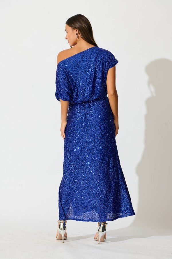 241121_StFrock_Milly_PM_S1260-BLU_0692.jpg Maxi Dress in Cobalt Blue Sequin
