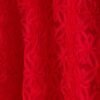 Midi Dress in Red Floral Embroidered Tulle