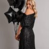 241126_StFrock_NewYears_S1260-BLK_0140.jpg Maxi Dress in Black Sequin