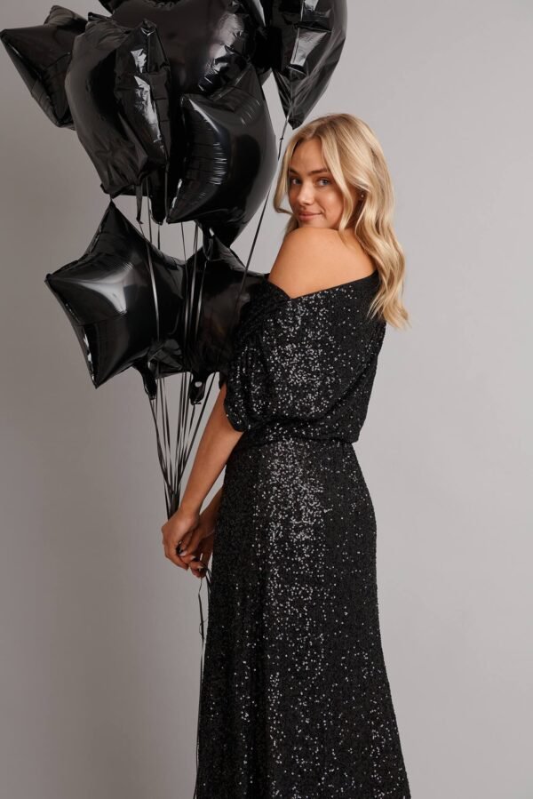 241126_StFrock_NewYears_S1260-BLK_0140.jpg Maxi Dress in Black Sequin