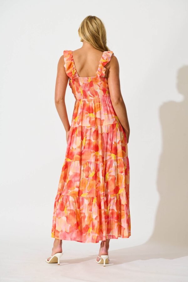 241126_StFrock_Phoebe_DA16843-ORG-RED-MUL_0587.jpg Maxi Sundress In Orange and Red Multi