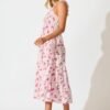 241126_StFrock_Phoebe_P24302621-PNK-FLO_0439.jpg Midi Sundress In Pink Floral Print Cotton