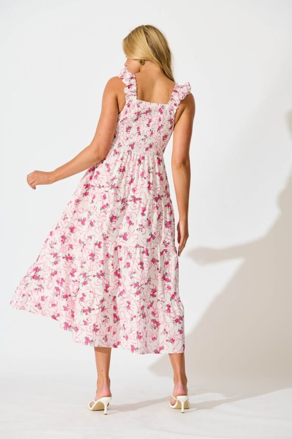 241126_StFrock_Phoebe_P24302621-PNK-FLO_0441.jpg Midi Sundress In Pink Floral Print Cotton