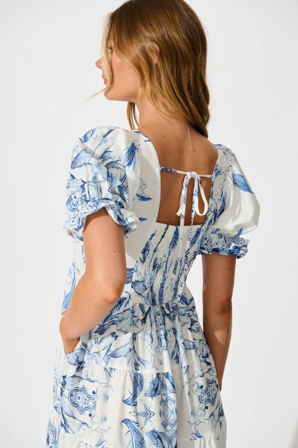 241203_StFrock_Jordan_AM_2012329-2-WHT-BLU_0794.jpg Midi Dress in White with Blue Floral Border