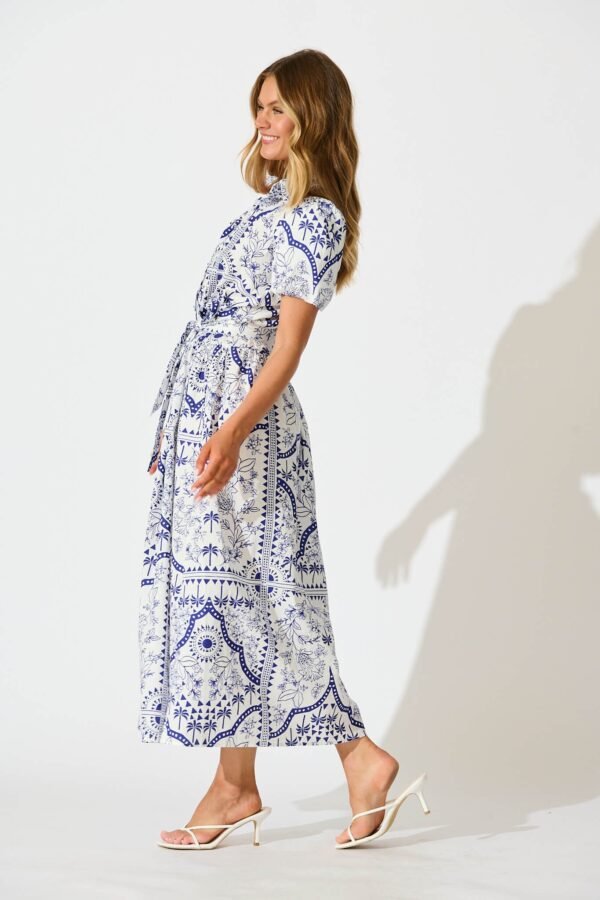 241203_StFrock_Jordan_AM_K2315-WHT-BLU_0895.jpg Maxi Shirt Dress In White and Blue Cotton Linen