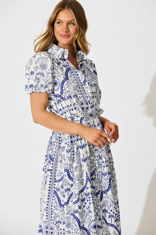 241203_StFrock_Jordan_AM_K2315-WHT-BLU_0904.jpg Maxi Shirt Dress In White and Blue Cotton Linen