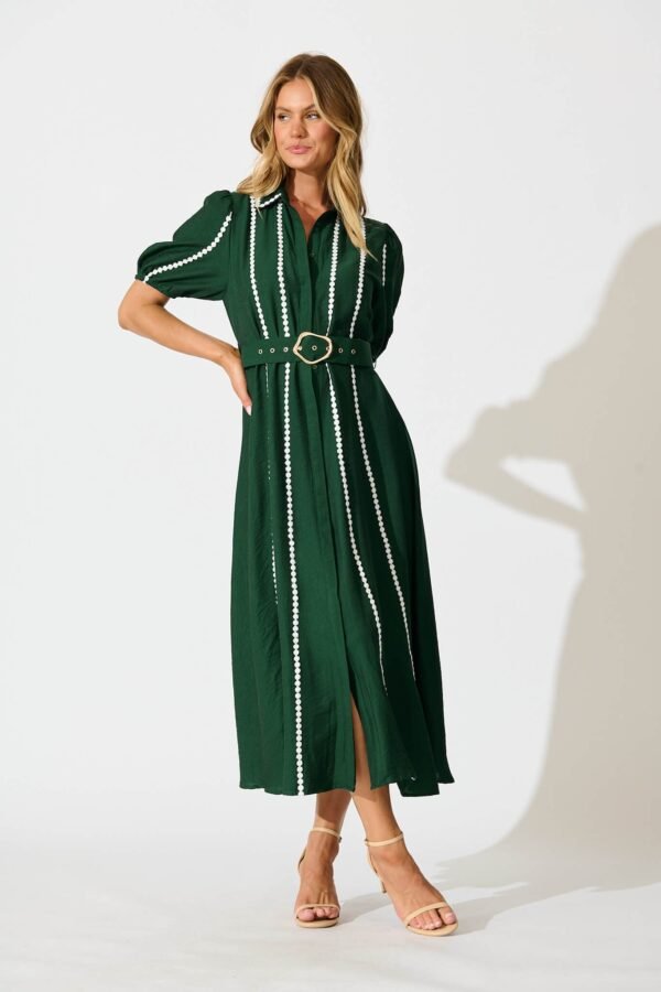 241203_StFrock_Jordan_PM_72601-GRN_0480.jpg Maxi Shirt Dress in Emerald Green