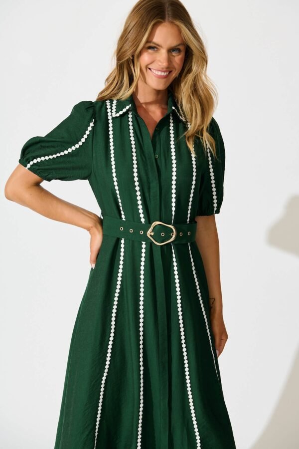 241203_StFrock_Jordan_PM_72601-GRN_0496.jpg Maxi Shirt Dress in Emerald Green